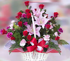 USA Flower basket USA,,:A Million Thanks